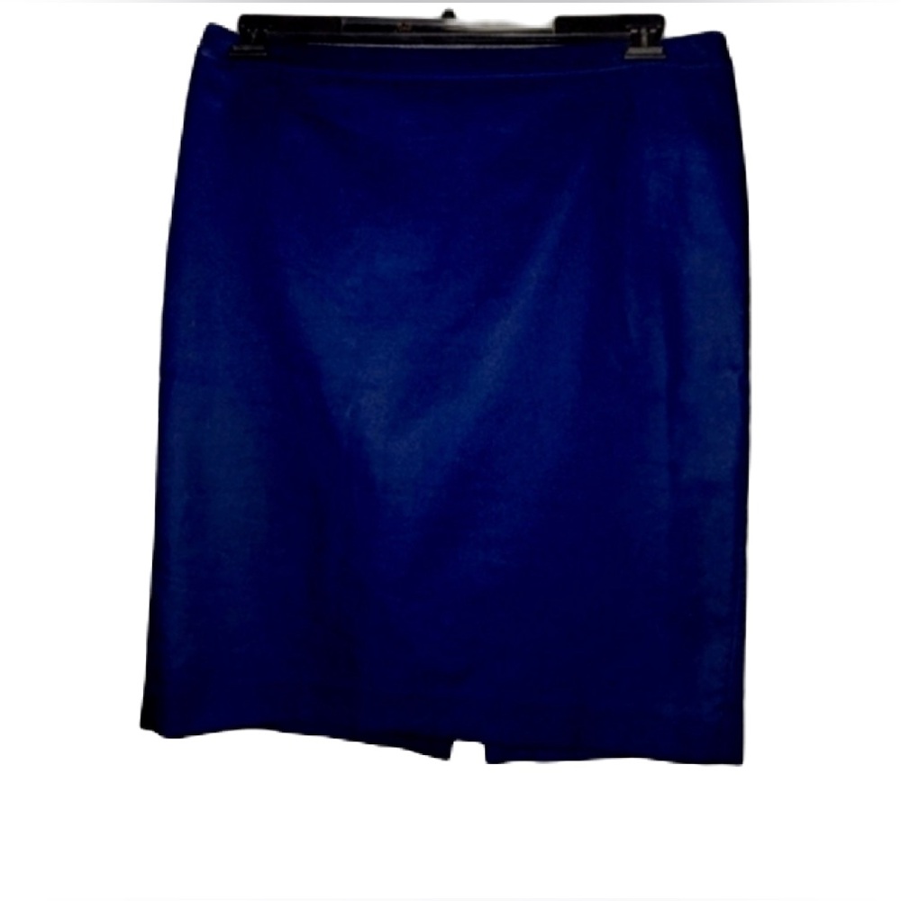 J. Crew Navy Blue Pencil Skirt Knee-Length Size 10